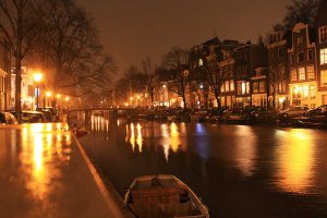 amsterdam-rive-droite-de-nuit